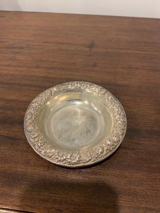 Vintage S.  Kirk And Son Sterling 407 Nut Dish No Monogram 102.  0 Grams