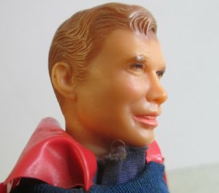 VINTAGE 1966 IDEAL CAPTAIN ACTION BOY SUPERBOY FIGURE W/ UNIFORM,  EQUIPMENT 9