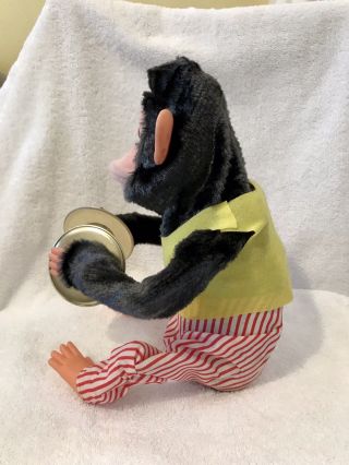 Vintage Battery Operated Musical Jolly Chimp Monkey ONLY CLAPS 8