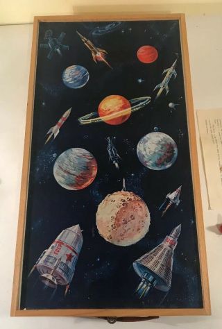 Vintage Cosmos Space Target Game,  Made In France,  1960’s