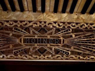 VINTAGE HOHNER ACCORDION GERMANY MOTHER OF PEARL,  CASE,  Stones in setting 5