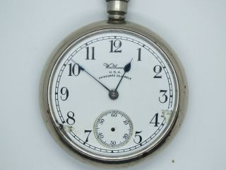 Vintage Military Waltham Vanguard 23 Jewels Pocket Watch.  Spares And Repairs.