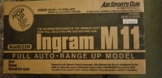 90s Vintage Maruzen Ingram M11 Airsoft Submachinegun.  Purchased In Japan.