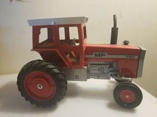 Vintage 1/16 Massey Ferguson 1105 With Red Wheels Made By Ertl
