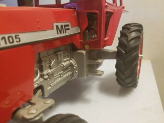 Vintage 1/16 Massey Ferguson 1105 with Red Wheels made by Ertl 5