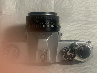 Vintage Pentax K1000 SE Camera Body,  50mm lens Asahi 3