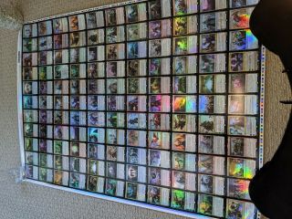 Magic The Gathering War Of The Spark Uncut Foil Sheet Rare,  Mythic Edition Mtg