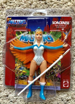 Motu Vintage Sorceress Complete He - Man Masters Of The Universe 1986 Greatdisplay
