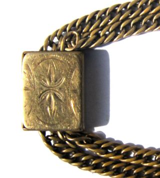 Vintage Gold Filled Freemason Masonic Pocket Watch Double Chain 2