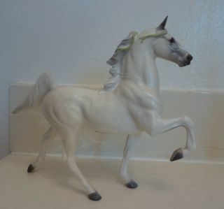 Rare Hagen Renaker Dw Small Saddlebred Horse Honora White No Breaks
