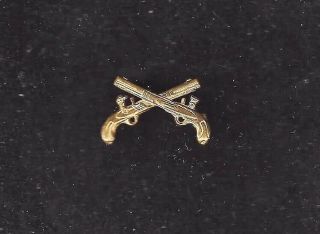 Us Army Military Police Officer Collar Insignia Mp Pin Back Snowflake Reverse
