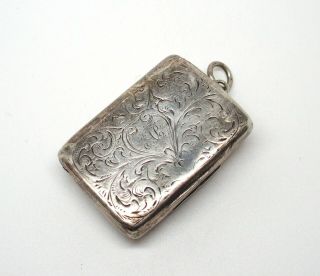 Fine Antique 19th Century Victorian Silver Vinaigrette