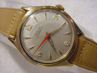 Vintage Antique Wwii World War Ii Military Breitling Silena Automatic Mens Watch