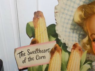 Vintage Kellogg’s Corn Flakes Cardboard Store Display 6