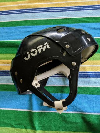 Jofa Hockey Helmet 235 51 Gretzky Black - - Vintage