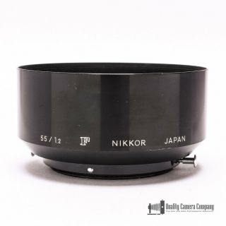 Vintage Nikon Hood Or Shade For 55mm F/1.  2