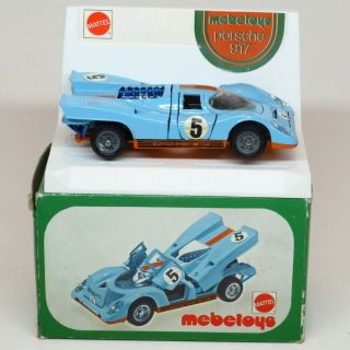 Mebetoys A101 - Porsche 917 Gulf 1:43 - Die Cast Italy Boxed Mattel Vintage
