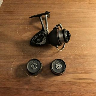 Vintage Orvis 50a Spinning Fishing Reel,  2 Spools Ultra - Lite Trout Fly Italy