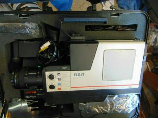 RCA Pro Edit VHS Camcorder with Accessories in Hard Case Vintage - - Hardly 2