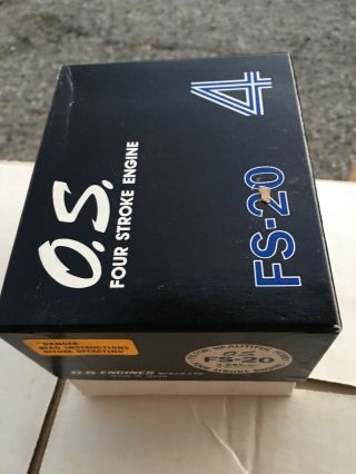 Os Fs - 20 Four Stroke Nitro Engine (rare In The Box) Old Stock