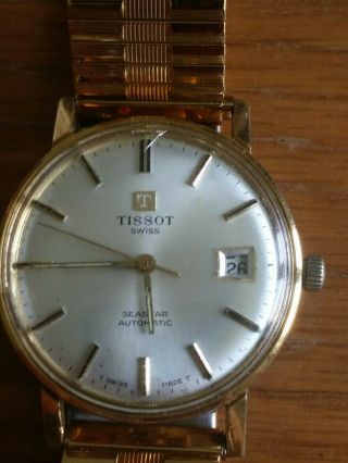 Vintage Rare Tissot Seastar Automatic - Needs Servicing 2481 Omega