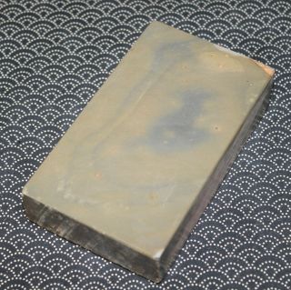 Vintage 1980 Japanese Natural Whetstone Nakayama " Karasu " Lv4 812g Japan B370