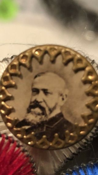 Rare1888 Benjamin Harrison Presidential Campaign Stick Pin