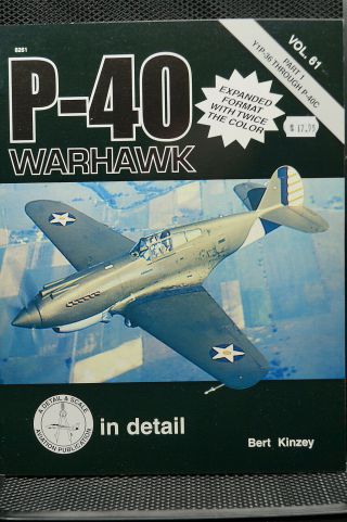 Ww2 Usaaf Us P - 40 Warhawk Detail & Scale Pt 1 Book