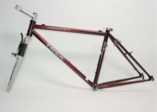 Vintage Trek 930 Single Track 26 In Wheel Bicycle 18 Inch Frame & Rock Shox
