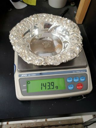 antique Sterling silver Bowl 6