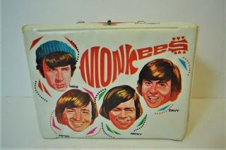 Rare 1967 Vintage The Monkees Vinyl Lunchbox