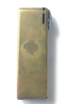 Vintage IM Corona Gold Tone slim Old Boy Pipe Lighter 5