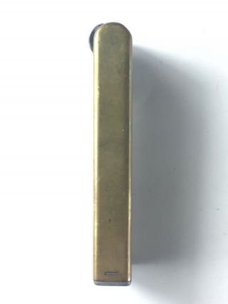 Vintage IM Corona Gold Tone slim Old Boy Pipe Lighter 7