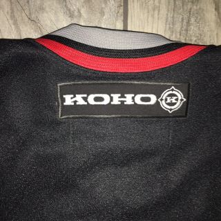 2000 Koho Buffalo Sabres Jersey Black Goathead Sz.  Large Vintage Throwback 7