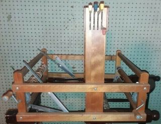 VINTAGE LECLERC DOROTHY 15 3/4 FOLDING TABLETOP LOOM 4 HARNESS NO REED 4