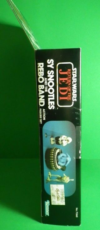 VINTAGE KENNER STAR WARS SY SNOOTLES & REBO BAND FACTORY W/ACRYLIC CASE 10