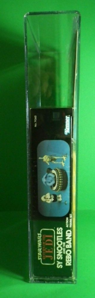 VINTAGE KENNER STAR WARS SY SNOOTLES & REBO BAND FACTORY W/ACRYLIC CASE 3