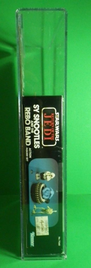 VINTAGE KENNER STAR WARS SY SNOOTLES & REBO BAND FACTORY W/ACRYLIC CASE 5