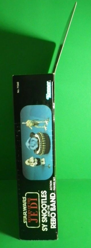 VINTAGE KENNER STAR WARS SY SNOOTLES & REBO BAND FACTORY W/ACRYLIC CASE 8