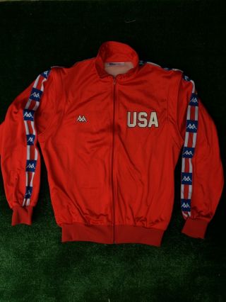 RARE VINTAGE 1984 KAPPA TEAM USA OLYMPIC TRACK SUIT SIZE XL 3