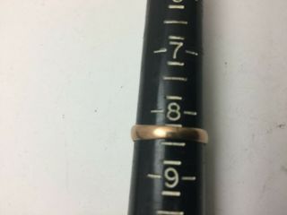 VINTAGE ANTIQUE 10K GOLD 1917 HHS High School Ring 3.  94 grams Size 8.  5 T.  L.  W. 4