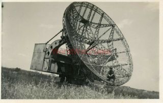 041 Wwii 103rd 9th Division Mp Photo Captured German Radar Unit