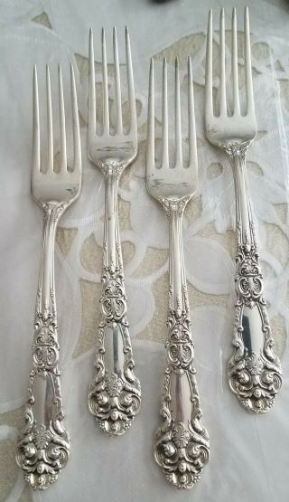 Reed & Barton French Renaissance Sterling Silver Dinner Forks