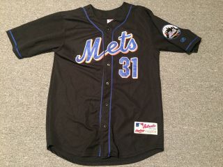 Vintage Mike Piazza York Mets Rawlings Authentic Baseball Jersey Youth 18/20