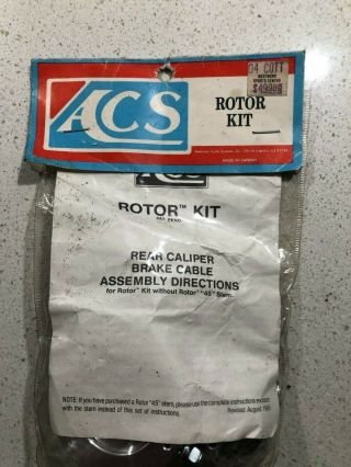 ACS Rotor Bmx Vintage Gyro and Cable Kit 2
