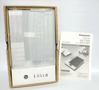 Vintage Panasonic Easa - Phone KX - T1451 Dual Cassette Answering Machine Japan Made 3