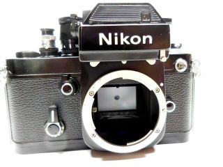 Nikon F2SB BODY MINTY 1977 BLACK Pro 35mm Camera DP - 3 Finder.  RARE 9