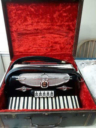 Vintage Castiglione Accordion 120 Bass,  Only 1 Owner