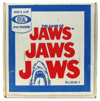 Vintage Ideal Game of JAWS Great White Shark Complete w/Box Pick Instructions EX 10