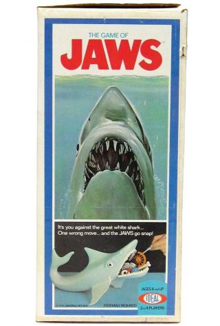 Vintage Ideal Game of JAWS Great White Shark Complete w/Box Pick Instructions EX 6